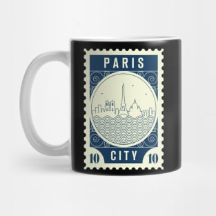 Paris Stamp Design Mug